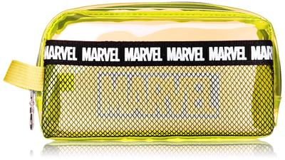 Marvel Clear Pouch with Mesh Yellow Pocket, MV-167b, (MV-171)