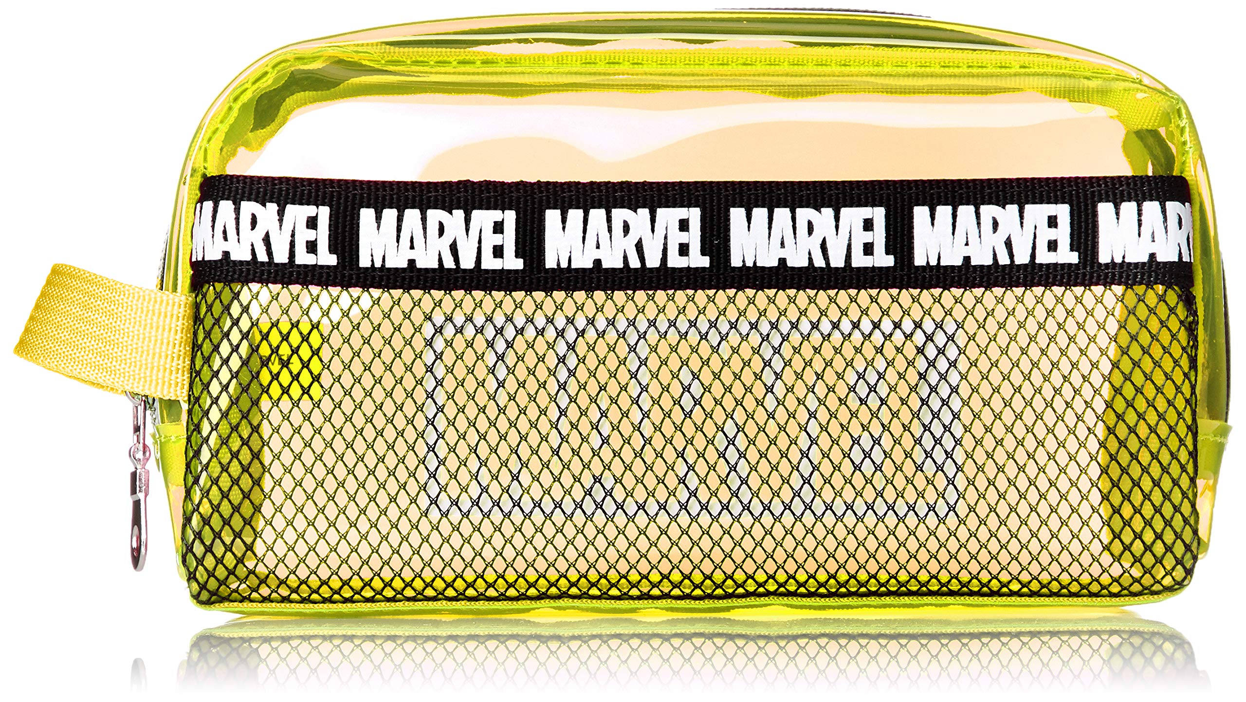 

Marvel Clear Pouch with Mesh Yellow Pocket, MV-167b, (MV-171)