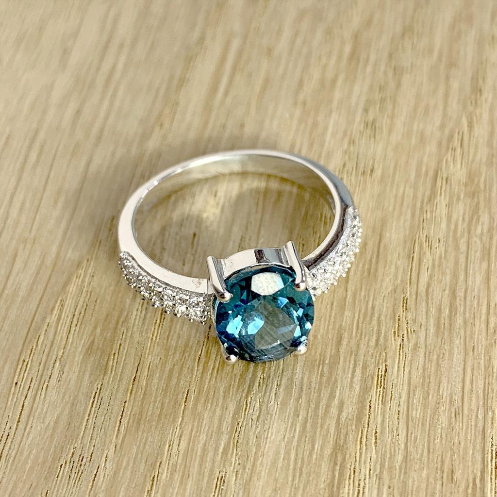 London Blue Topaz Silver Ring 2.642ct (1917206)