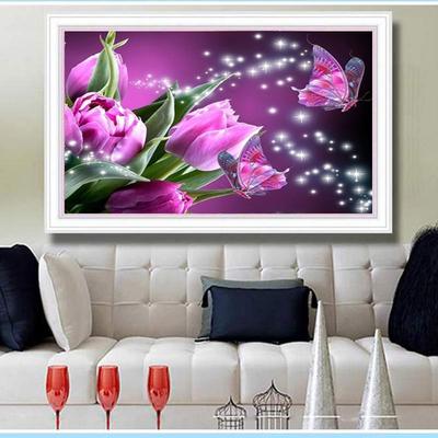 Diamante mosaico flores 5d pintura diamante broca completa ponto cruz pintura daimond broca completa