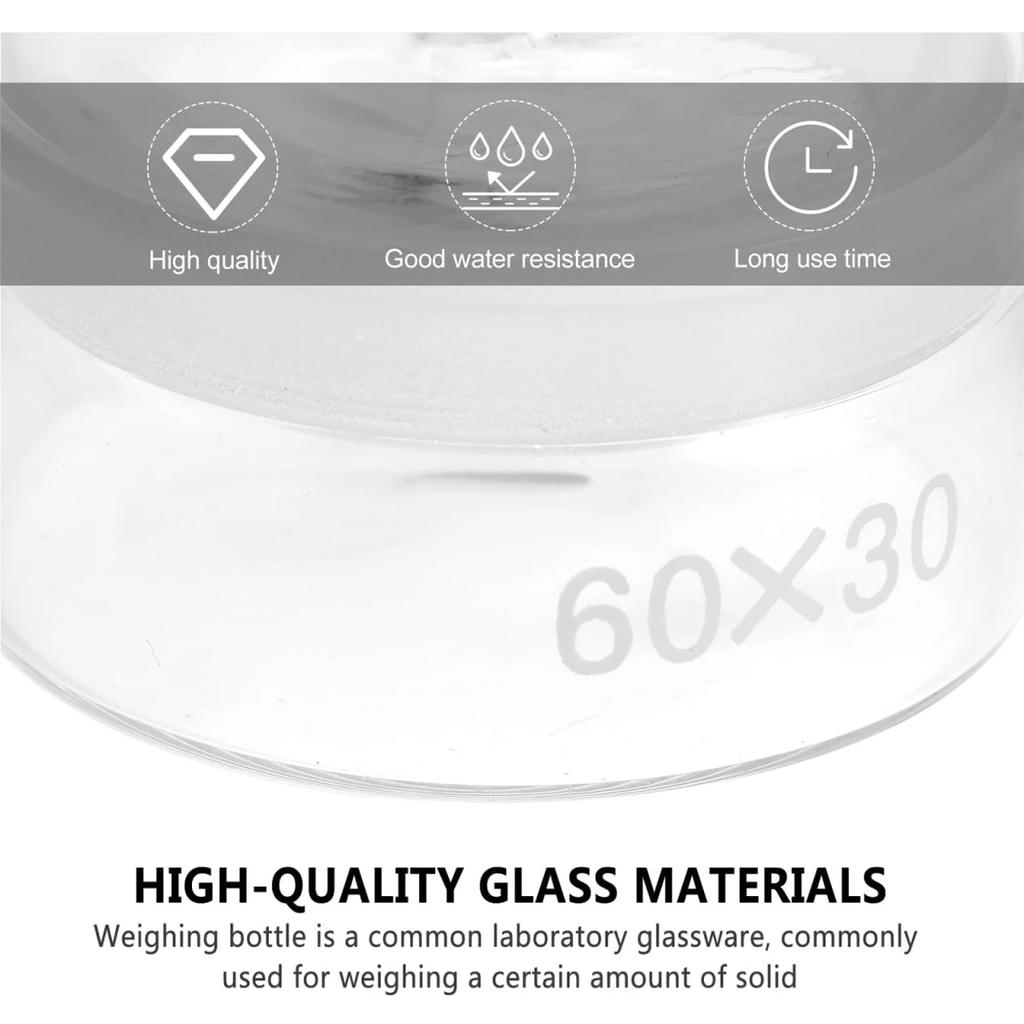 60X30mm Watch Repair Oil Storage Tank Accessories Clean Glass Cup Transparent Bottle Alcohol Cup Watchmakers Tool Component