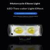Motorrad LED Blinker Fahrlicht Nebelscheinwerfer Zusatzscheinwerfer 4 Farben Licht Für Atv Suv Utv Motorrad Zubehör Licht
