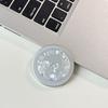 Rhinestone Dolphin Heart Mirror Magnetic Phone Holder - Stylish Desktop Accessory for Women