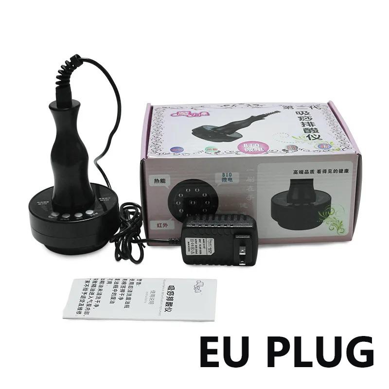 

Массажер для тела Электрическая вакуумная присоска EMS Нагрев Скребок Похудение Терапевтический прибор Лимфодренаж Детоксикация