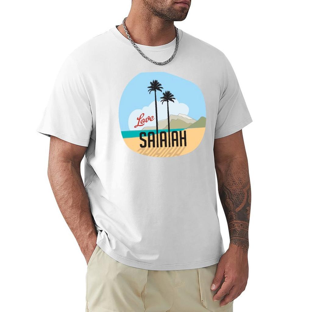 Salalah Ounisex Beautiful Salalah Love Salalah Tshirt Basic Solid Color Casual Tee Shirt