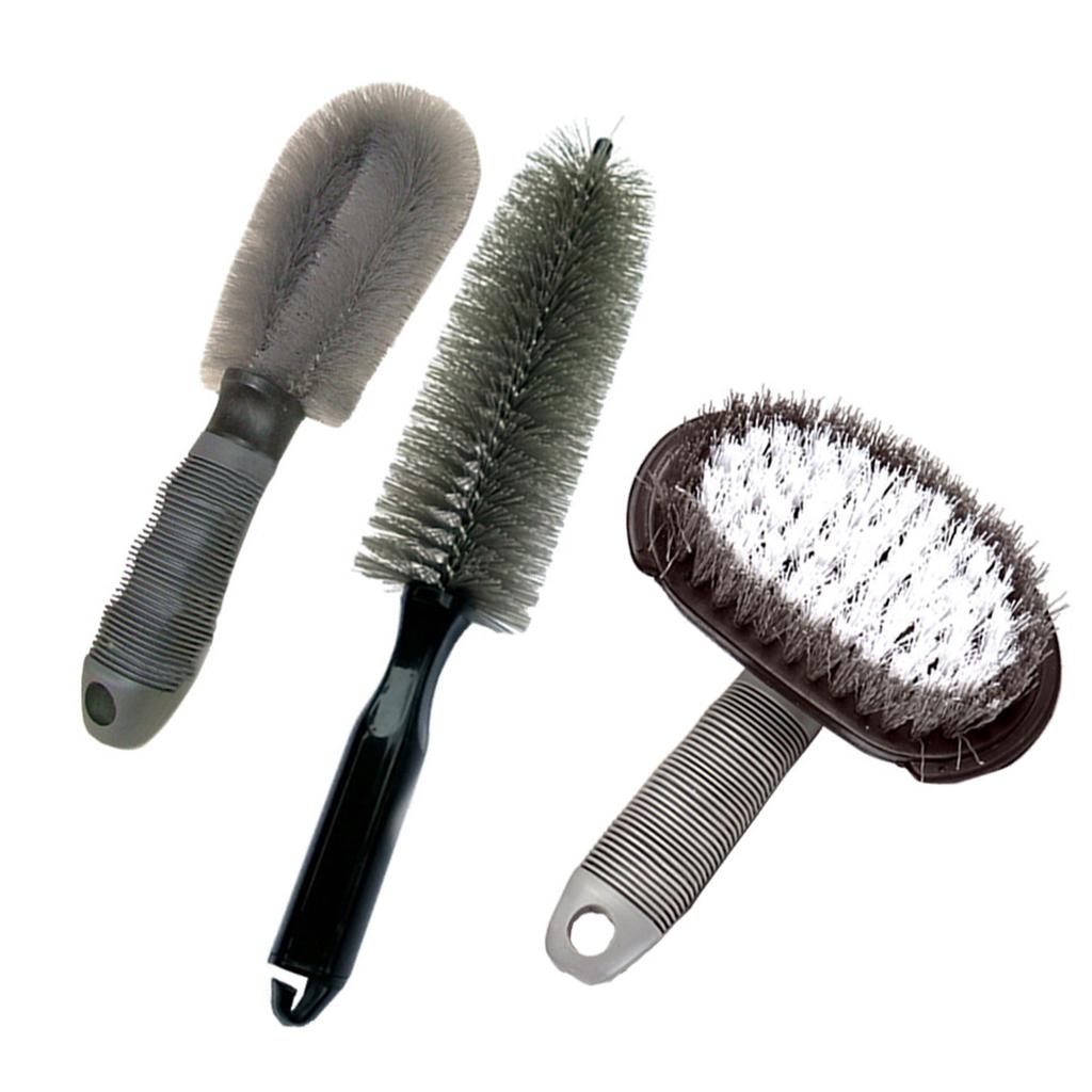 Car Soft Cleaning Brush Wheel Cleaner Brush Detailing Brush Unviersal Rim Cleaner Brush for Cleaning Wheels Rims Fenders