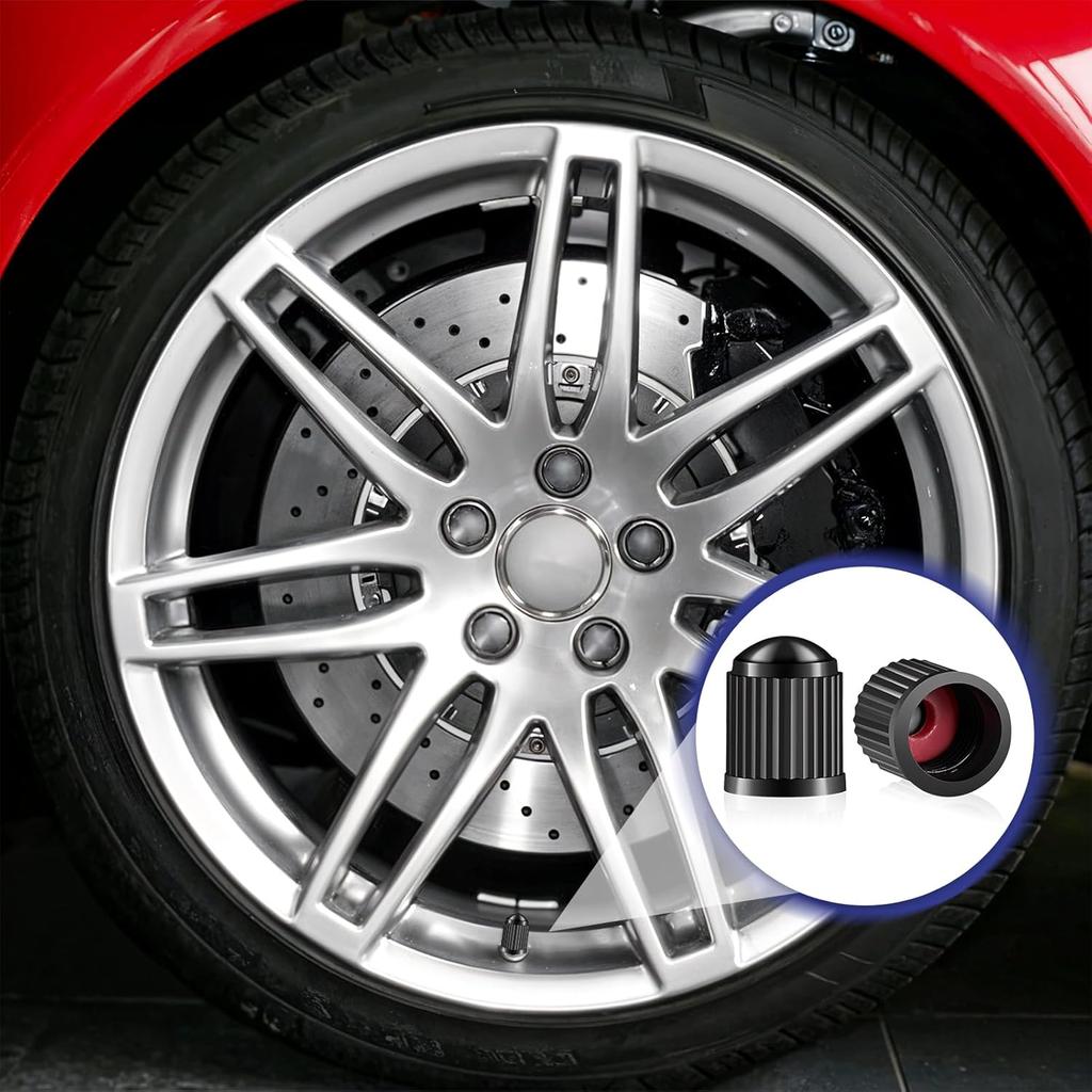 1000 Pack Valve Stem Caps Tire Valve Caps With O Rubber Ring Plastic Valve Tire Covers Black Dust Caps For Cars, SUVs, Bike, Bicycle, Trucks,