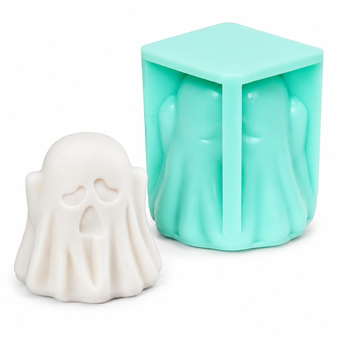 Halloween Ghost Silicone Ice Cream Mold for Homemade Popsicles, Frozen Treats and DIY Desserts разноцветный