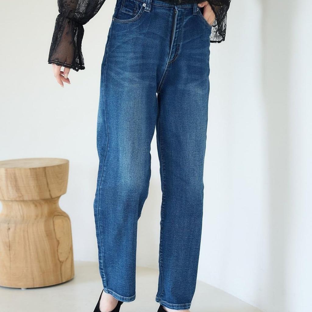 ROPE PICNIC Revolutionary Denim Mom Blue Size 38 Waist-Shaping High-Rise Jeans, (46),