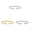 Punk Style Open Cuff Bracelet With Titanium Steel Nails For Men Women Gift