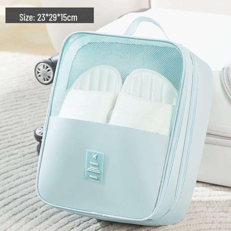 Portable Three-Layer Dustproof Shoe Storage Bag - Easy Carry, Handheld, for Outdoor Travel