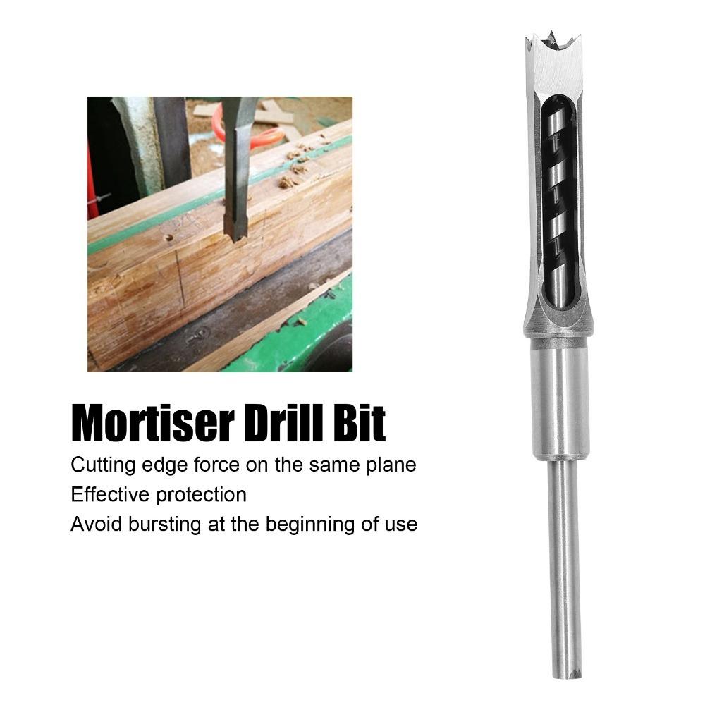Power Tool Square Hole Drill Bit Alloy Steel Hollow Mortising Chisel For Woodworker