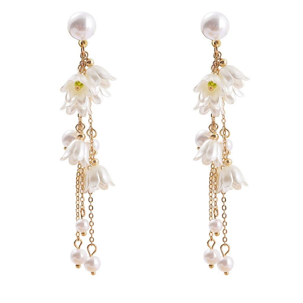 Premium Design Long Tassel Stud Earrings