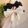 Hairpin Smooth Satin Hand-Sewn Three-Dimensional Ribbon Large Bow Hair Clip Hair Styling Tool Hair Accessories