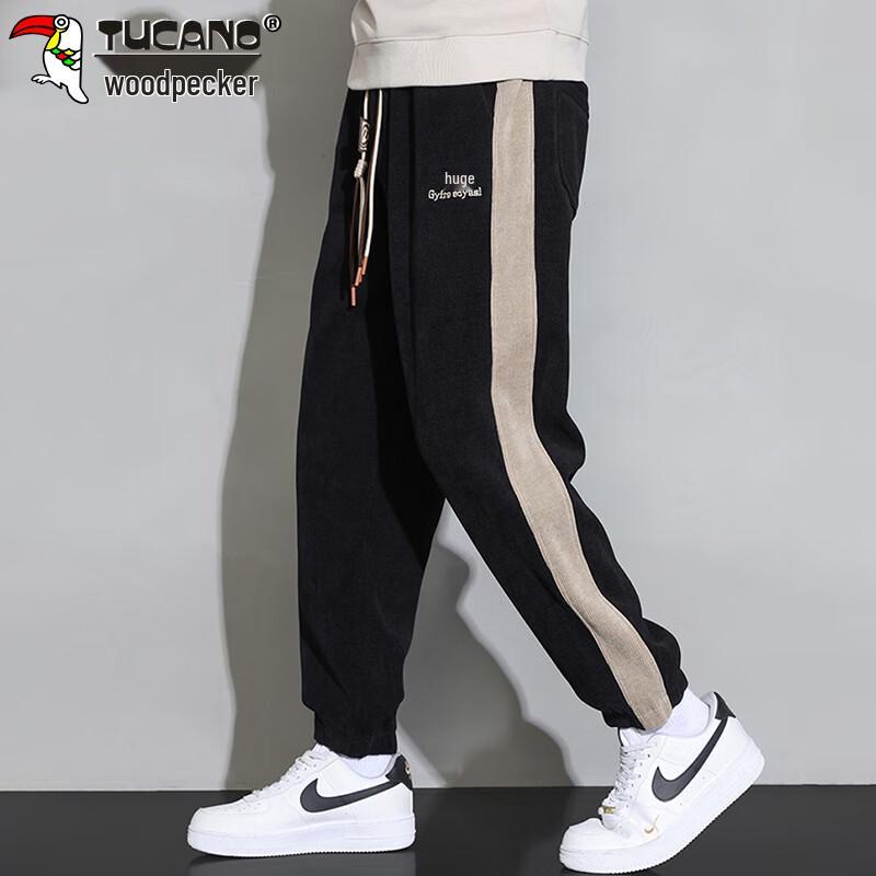 TUCANO Men's Corduroy Tapered Jogger Pants