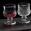 Retro Carved Whiskey Glasses