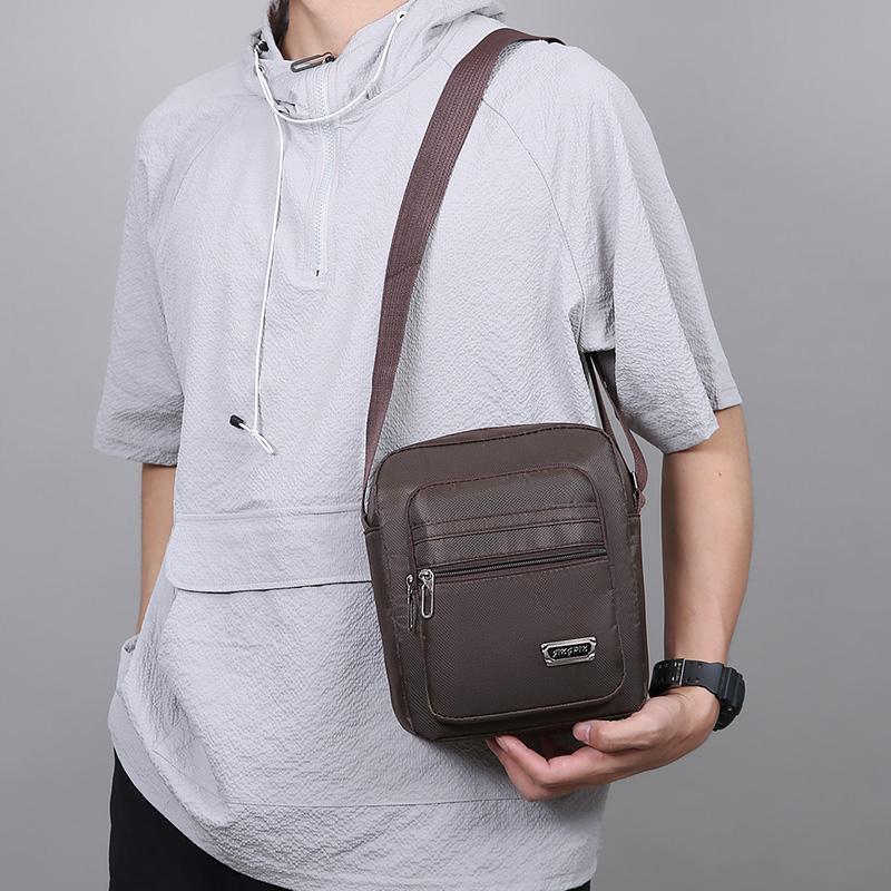 Men's Small Bag Shoulder Bags Trendy Diagonal Backpack Chest Bags Light Boy Mini Casual Bag Mobile Phone Waist Pack