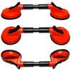 Double articulated suction cup for glass 120 60 . Quatros