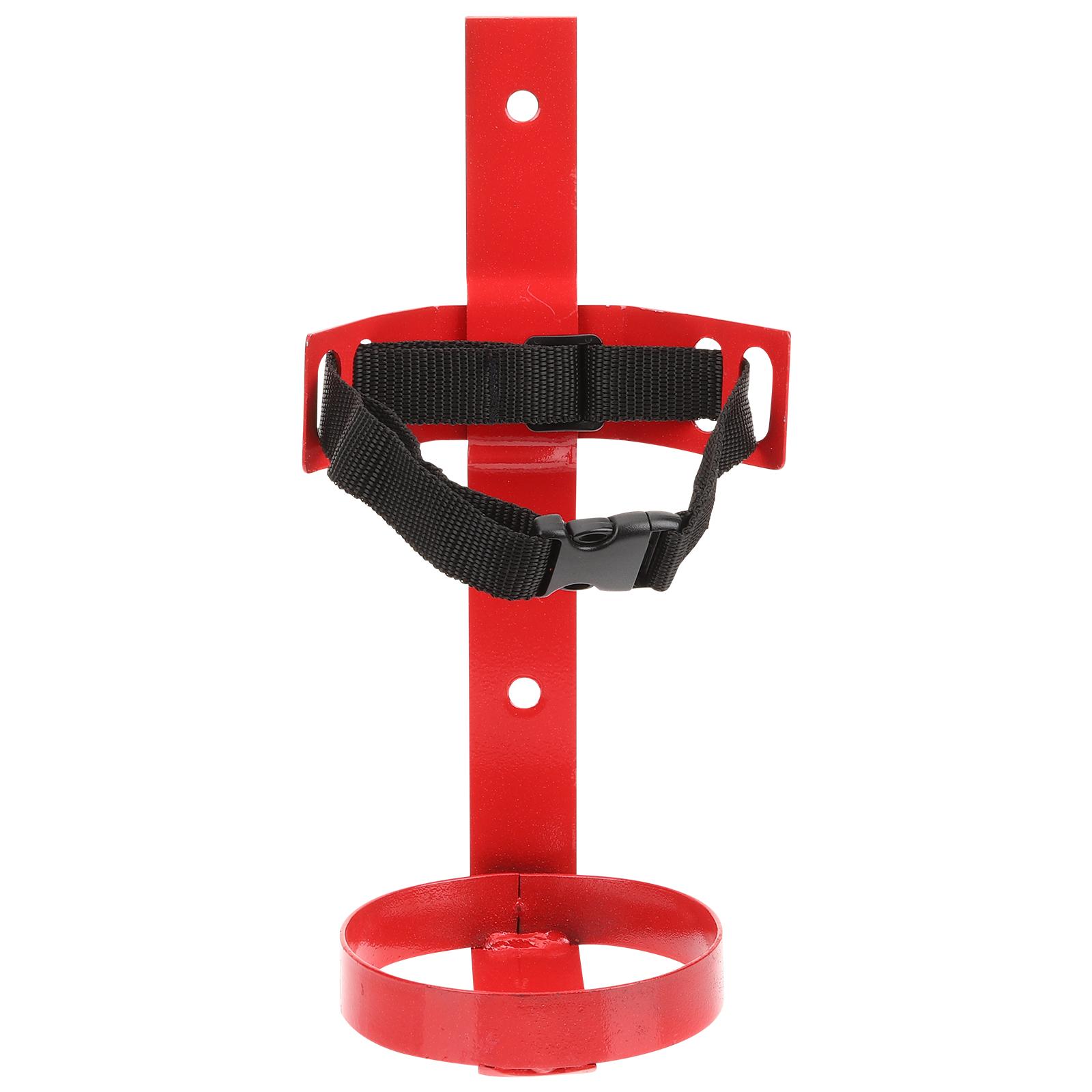

2 Pcs Adjustable Fire Extinguisher Wall Rack High Durable Mount Bracket Holder Compact Design Space Saving Wall Mounted
