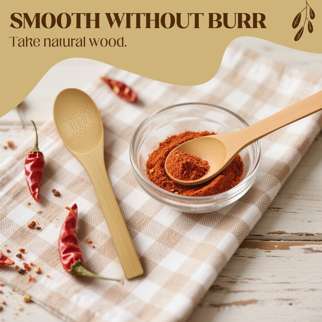 10p/20pcs Wooden Honey-Spoon Ecofriendly Household Tableware Bamboo Kitchen Condiment Coffee Spoon Dessert Spoon Teaspoon4
