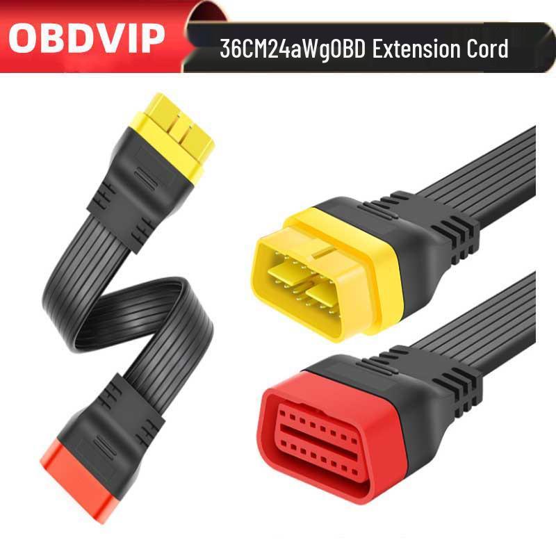 OBD2 Car Diagnostic Extension Cable Adapter - Male to Female Plug