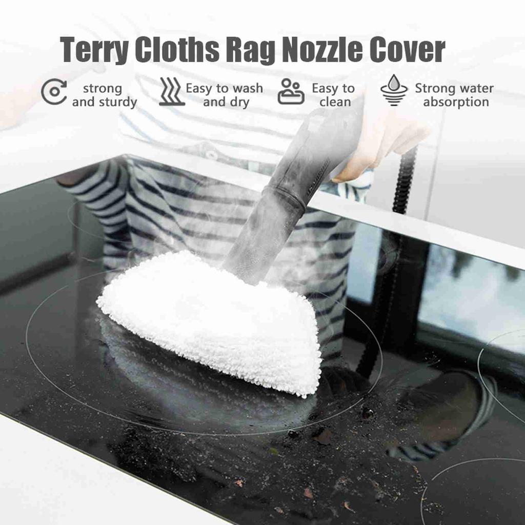 6 Pack Cloth Set Mopping Pads Replacement for Karcher SC2  SC3  SC4  SC5 Mopping Cloth Accessories (3 Rag Nozzle Covers