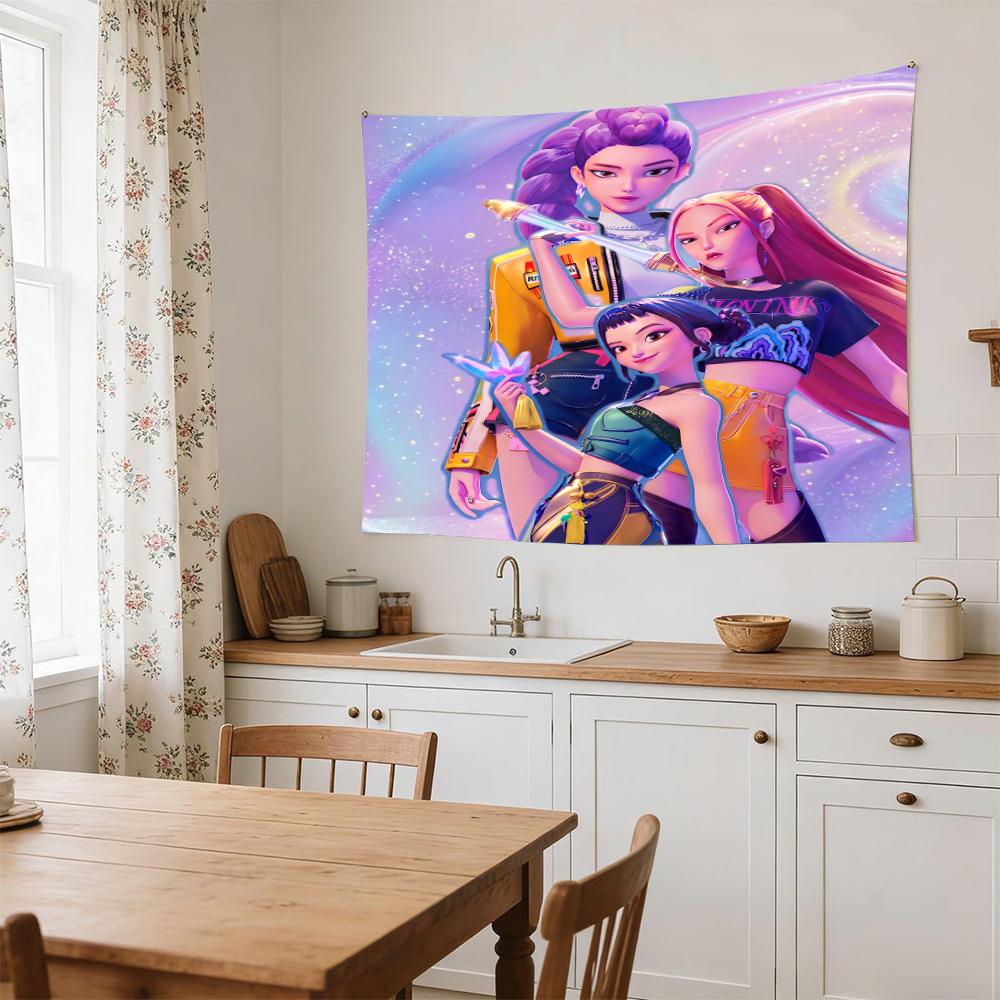 Dance Party Stars Decorative Wall-Hanging Tapestry, Home Ornament for Living Room,Dorm and Fan Parties,Multi-style,celebrities,cartoons,music,sports s