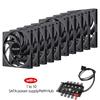 Teucer UT-12015 Ultrathin 15mm Thinckness 12cm Chassis Fan 12V/4Pin PWM FBD Bearing PC Case Cooling Ventilator 1-10pcs with Hub
