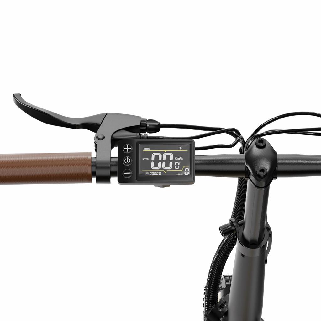 "ONESPORT OT16-2 Folding E-Bike - 250W Motor, 120km Range, 20" Tires, Shimano 7-Speed, IPX5 Waterproof, Compact Design"