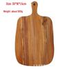 Acacia Wood Handle Cutting Board & Tray - Perfect for Pizza, Steak, Fruit, and Bread