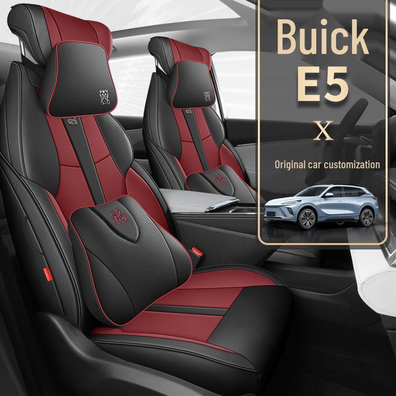 MWG Custom Leather Seat Cushion for Buick E5 - All-Season Sporty Design