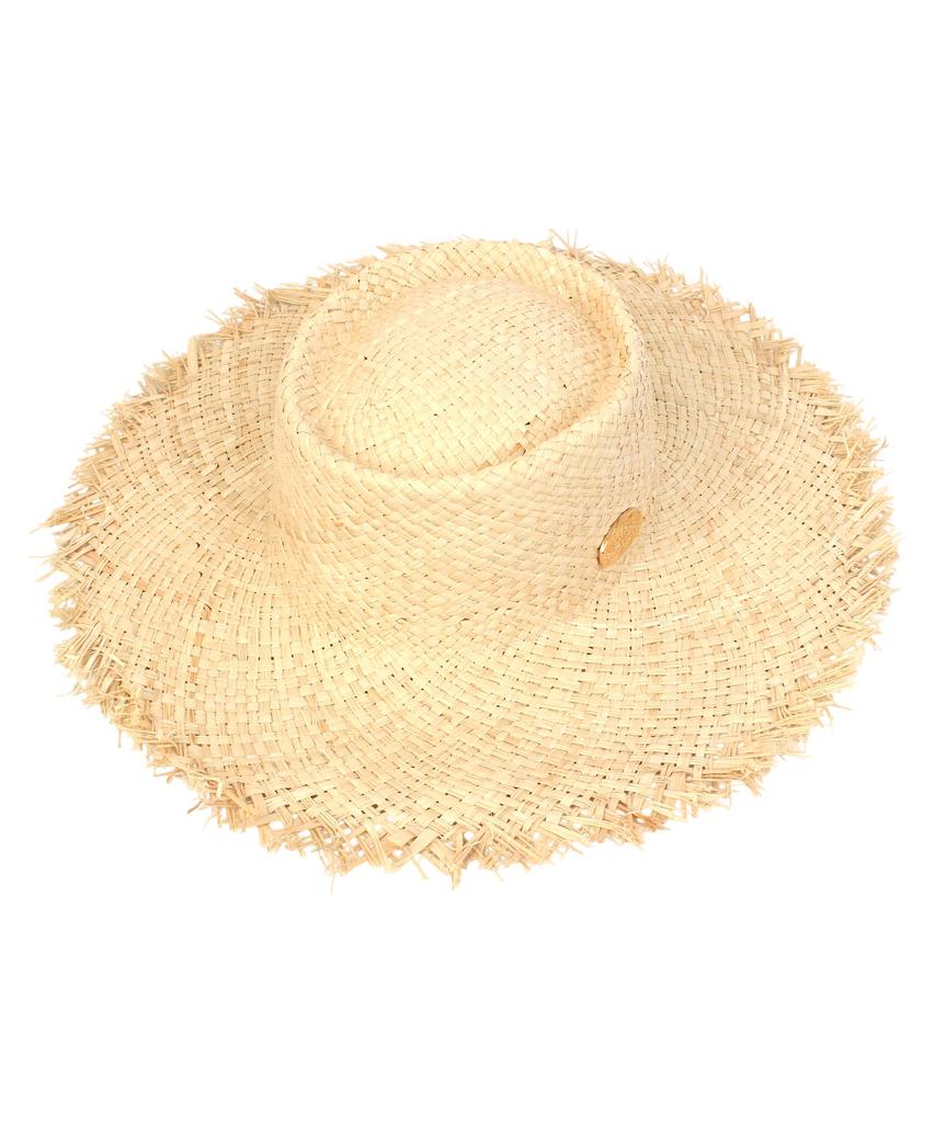 Yunibeosyeolkemiseuteuli Soft Natural Raffia Home Panama Hat Panama Hat