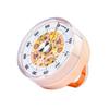 Silent Operation Mechanical Manual Digital Timer Magnetic Base Mechanical Timer Cartoon Capybara Countdown Timer Round Portable