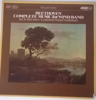 LP Record BEETHOVEN, JACK BRYMER, LONDON WIND - Complete Music For Wind Band STS15387 LONDON 1977 US Classical Used