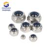 304 Stainless Steel Nylon Self-Locking Nut, Galvanized Anti-Slip Cap (M3M4M5M6M8).