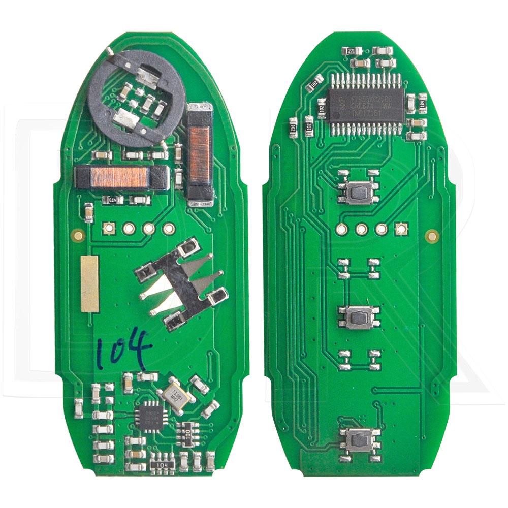 Toller 4A Chip 433MHz S180144102/104/105/106 Näherungs-Autofernbedienungsschlüssel für Nissan Rogue Qashqai X-Trail 2014 2015 2016