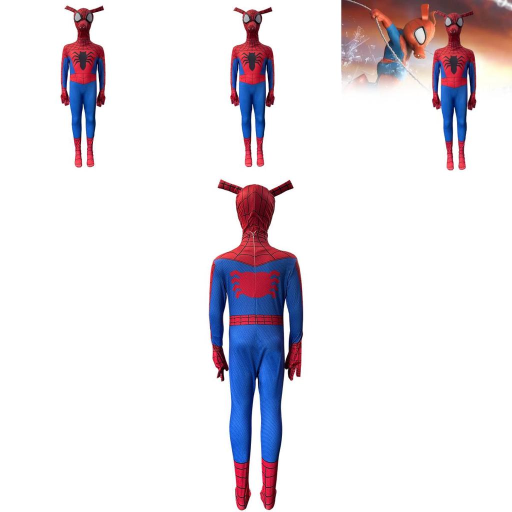 Spider Ham Hero Costume With Polyester Fabric For Cosplay And Halloween
