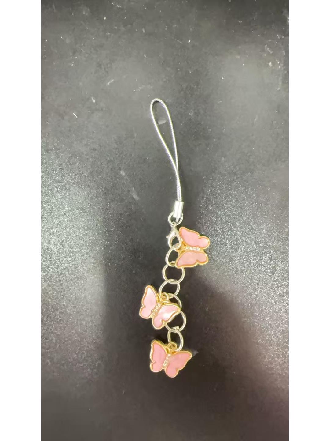 

New Cross-border Butterfly Keychain Pendants - European/American Backpack & Key Charms