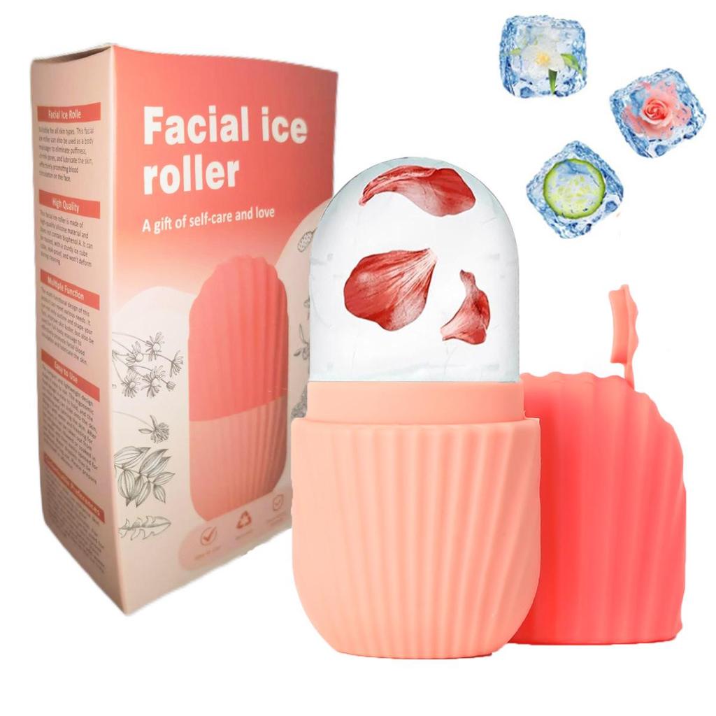 Portable Facial Ice Roller: Skin Cooling & Pore Shrinking Massage Tool