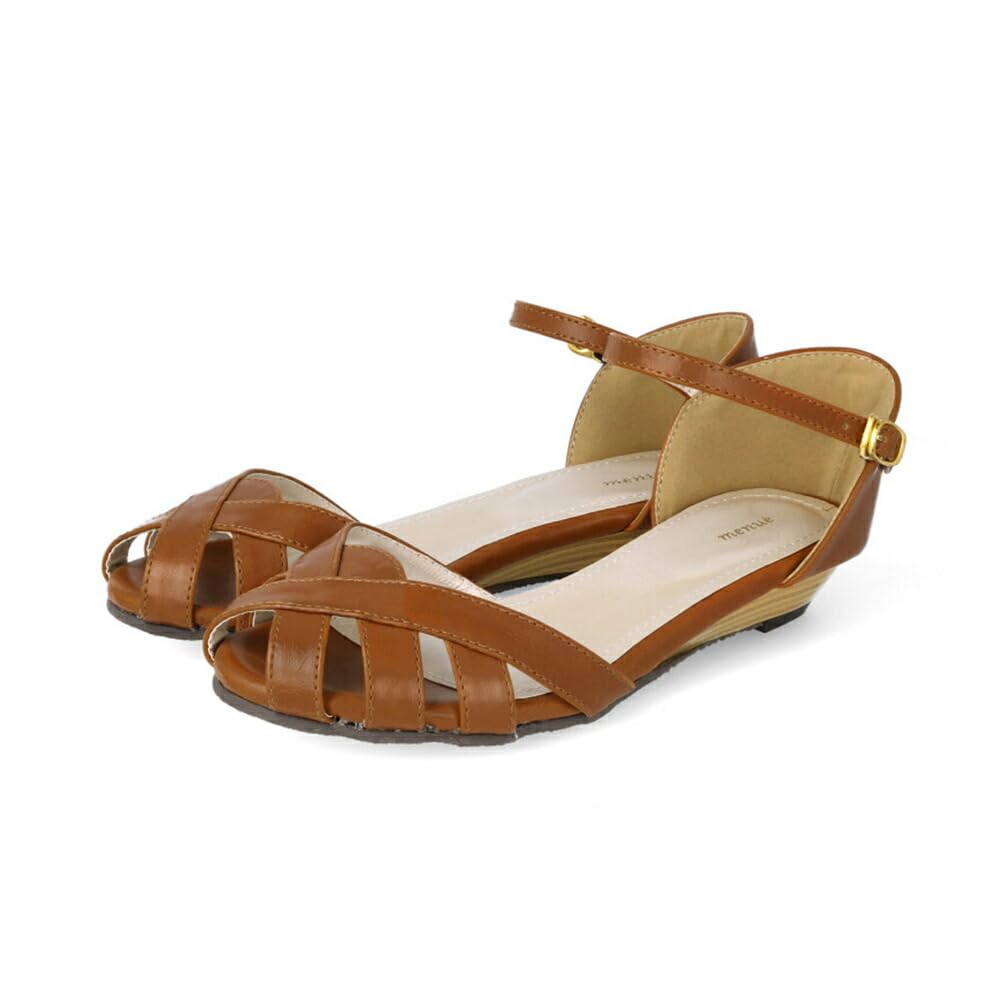 

Сандалии на низком клиновидном каблуке с ремешком на щиколотке, удобные для ходьбы, ремешок [Меню] [каблук 2,5 см] Женские сандалии, в, устойчивые к усталости, стильные, сандалии, 1080, 24,5 см