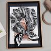 70Cm Retro Cashew Flower Scarf Women'S Imitated Silk Fabric Trendy Versatilescarves Headscarf Shawl Tying Imitated Silk Scarf