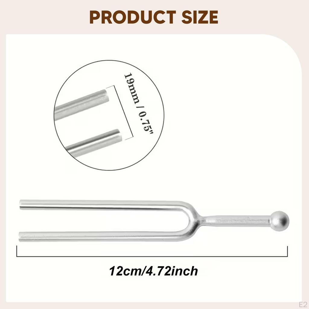 Tuning Fork Healing Instrument Essential Sturdy Premium Men Women Precision with Storage Bag