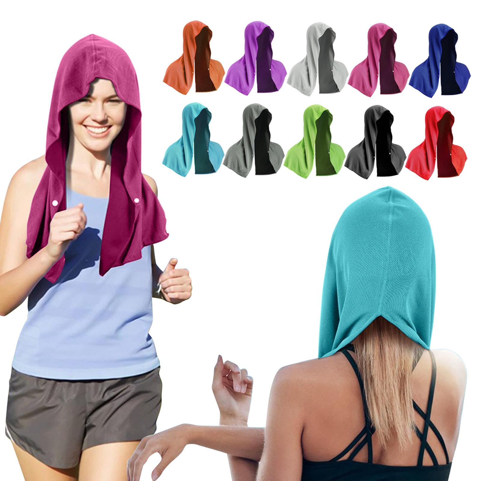 

Hooked Refreshing Towels, Fast-drying And Water-absorbing Towels For The Neck And Face, UV Sunscreen, Neck Wraps. One Size білий