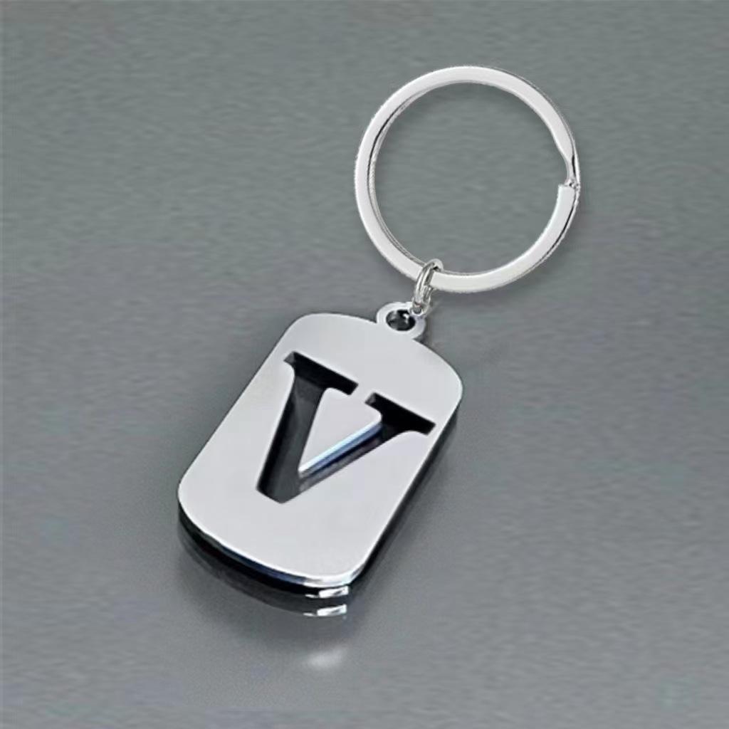 26 Letters English Titanium Steel Necklace Men'S And Women'S Versatile Sweater Sweater Chain Simple Fashion Collarbone Chain