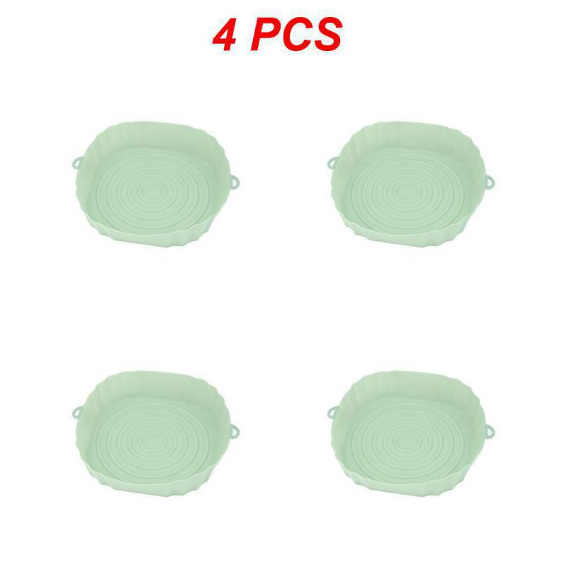 Silikon-Ersatzmatten für die Luftfritteuse, Ersatzmatten für den Ofen, Backform, Pizza, Brathähnchen, Backwerkzeuge, Küchenzubehör