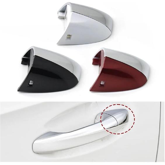 Car Front Left Exterior Door Pull Handle Cap Trim Chrome Cover Fit for Benz W118 W177 W205 W213 W222 W247 W253 0997661700 Chrome Car Door