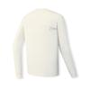 Fila Fitness Minimalist Sports Casual Training Comfortable Crew Neck Pullover Long Sleeve T-Shirt Men Tops Cotton-Candy-White A11M611209FIV