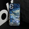 Space Ocean Whale Shark Black Silicone Phone Case For Iphone 17 Air 16 15 14 13 12 11 Pro Max Plus Back TPU