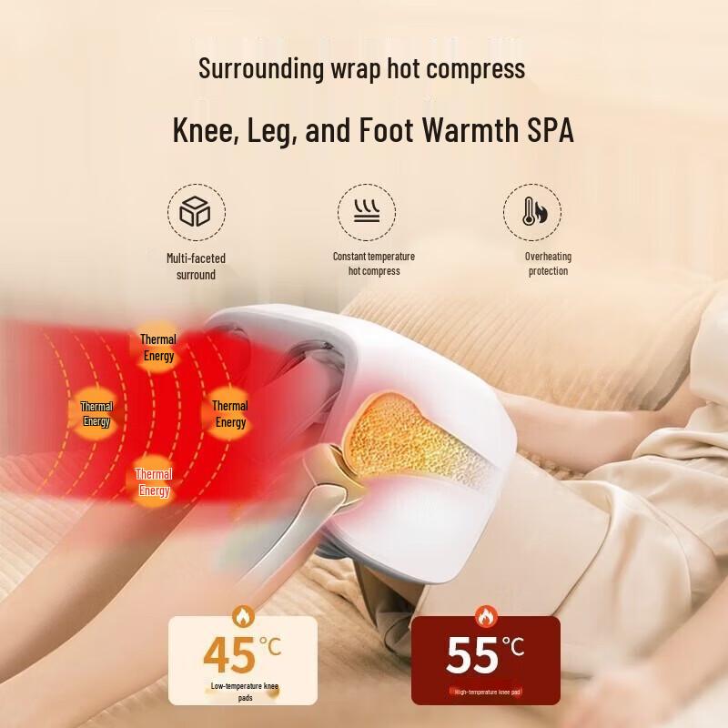 CLORIS Knee Joint Massager with Heat Therapy CN plug (adapter included)
