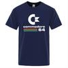 Volná pánská trička Summer Commodore 64 Tričko s potiskem C64 SID Amiga Retro Cool Design Street Tričko s krátkým rukávem Top Tričko Bavlna